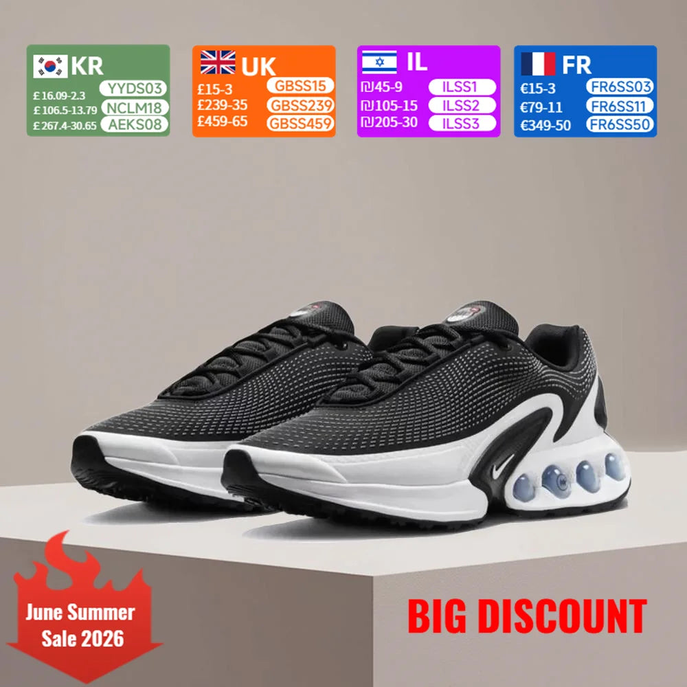 Nike Air Max Dn Dynamic Air Cushioning Lightweight Comfort Experience Anti-Slip Durable Training Running Shoes DV3337-003