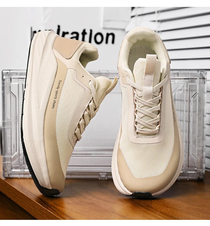 Men Running Shoes Marathon Speciality Sports Breathable Lightweight Women's Comfortable Nonskid Leisure Sneakers Plus Size 38-46