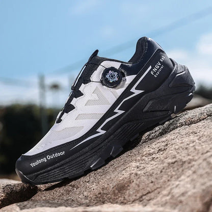 Mens Sneakers Casual Outdoor Anti Slip Shock-absorbing Versatile Off Road Hiking Shoes Comfortable Soft Sole Running Shoes Man