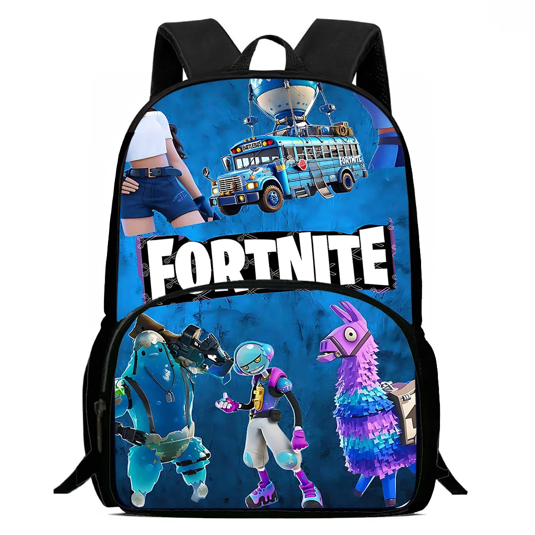 Mochilas infantis do jogo popular FortniteS para meninos e meninas, presente de aniversário para estudantes, sacos escolares de criança, mochila durável de grande capacidade para campismo