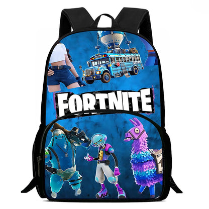 Mochilas infantis do jogo popular FortniteS para meninos e meninas, presente de aniversário para estudantes, sacos escolares de criança, mochila durável de grande capacidade para campismo
