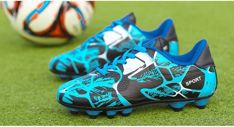 Buty piłkarskie dla dzieci Sports Society Field Chłopięce buty do piłki nożnej Futsal Szybkie buty do halowej piłki nożnej Oryginalne buty z kolcami do kostek Buty piłkarskie