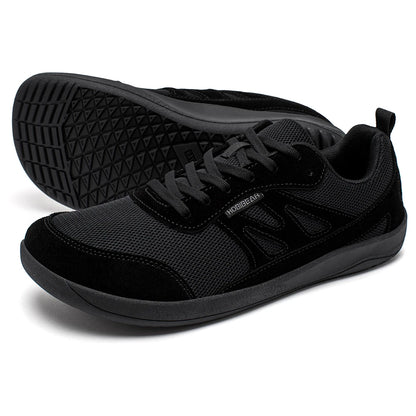 HOBIBEAR Barefoot Shoes for Women Men Zero Drop Wide Toe Box Sneakers Minimalist Lace Up Lightweight Running Shoes