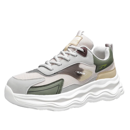 High Quality Casual Leather Shoes for Men 2026 New Autumn Lightweight Outdoor Shoes Fashion Thick Bottom Antiskid Walking Shoes