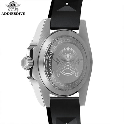ADDIESDIVE Watch Men's Waffle Strap 200m Waterproof Outdoor Sports Watch C3 Super Luminous Quartz Watch  Relogios Masculino