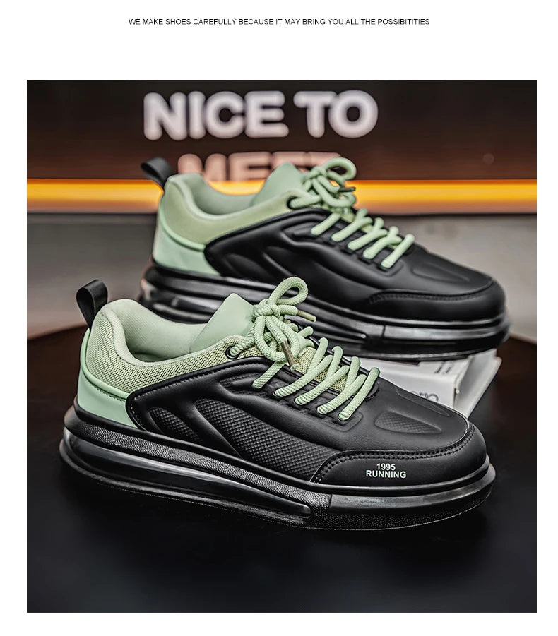 Air Cushion Men Sports Running Shoes Casual Breathable Lightweight Women's Comfortable Athletic Nonskid Walking Sneakers ﻿