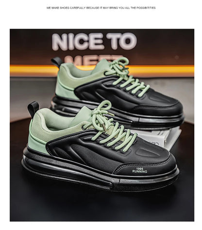 Air Cushion Men Sports Running Shoes Casual Breathable Lightweight Women's Comfortable Athletic Nonskid Walking Sneakers ﻿