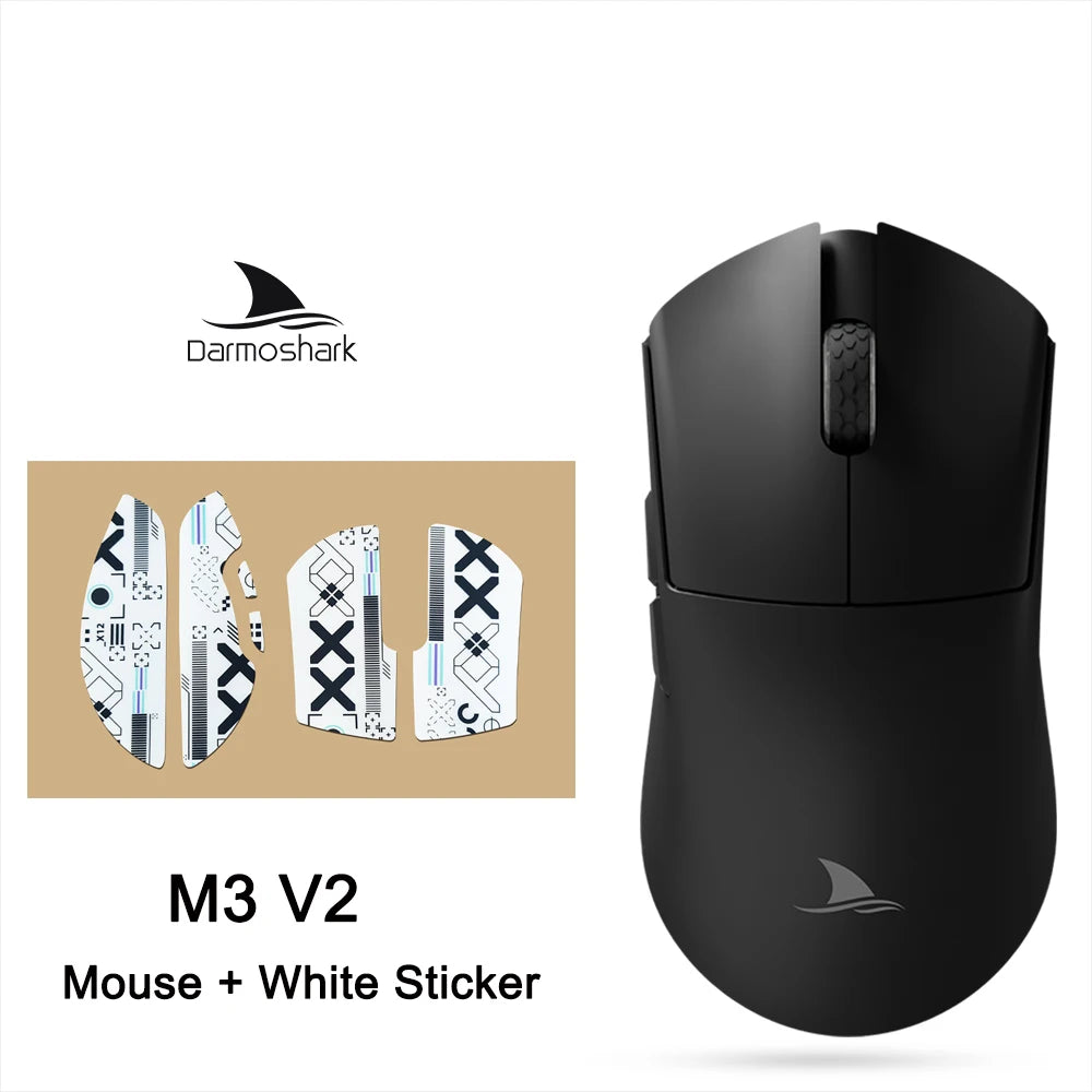 Darmoshark M3 V2 Gaming Mouse Wireless Tri-Mode 8K, PAW3395 Sensor, 26K DPI Ultra-Light Gaming Mouse for PC & Laptop
