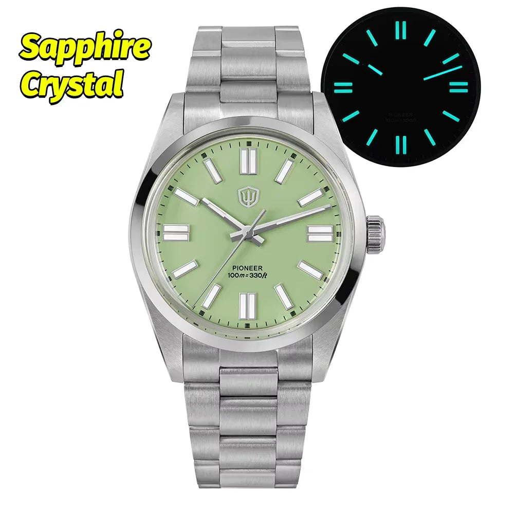 Watchdives WD1016 V3 36Mm Vintage Watch VH31 Sweep Quartz Watches Man Enamel Blue K1 Bubble Mirror Sapphire Lumes 10Atm Relojes