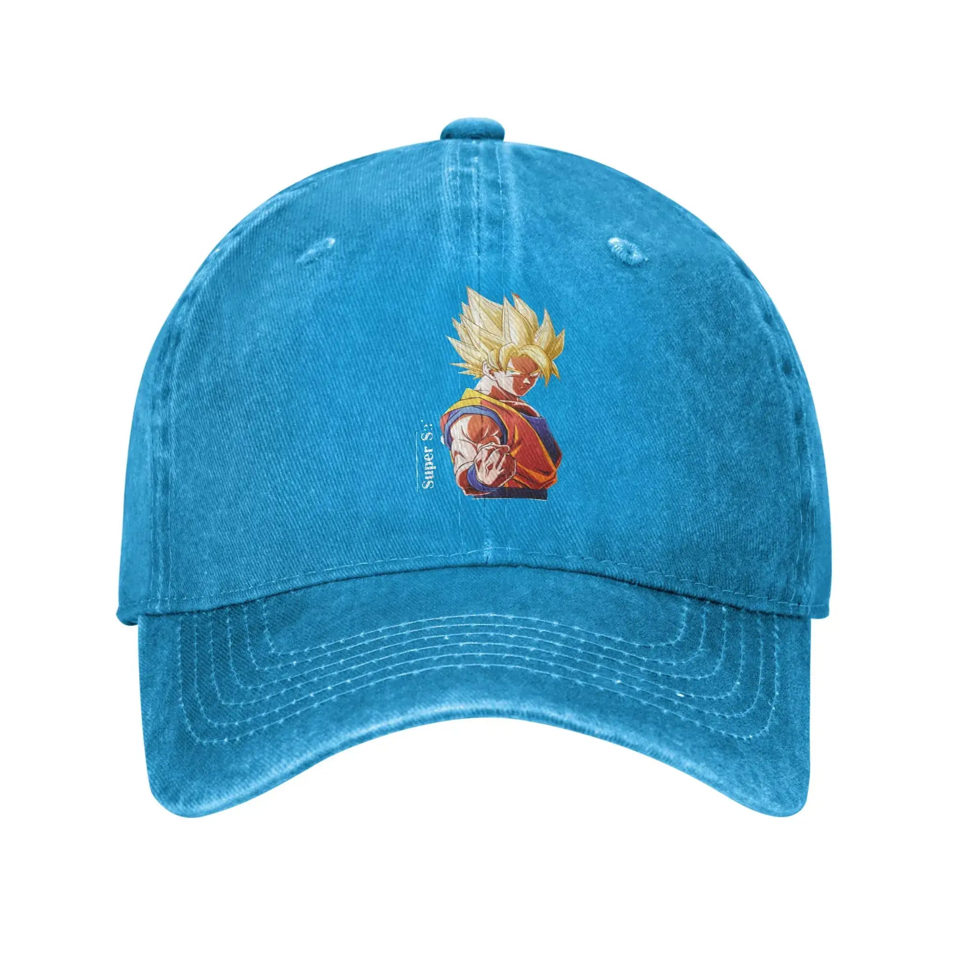 Dragon Ball Goku’s Saiyan Saga Baseball Cap Vintage Distressed Washed Snapback Cap Men Women Outdoor Running Golf Gift Hats Cap, Produit gaming premium Fraquane