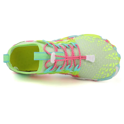 Men Women Water shoes Upstream Wading Swimming Barefoot Five Fingers Aqua Shoes Colorful Beach Seaside Light Unisex Sneakers New