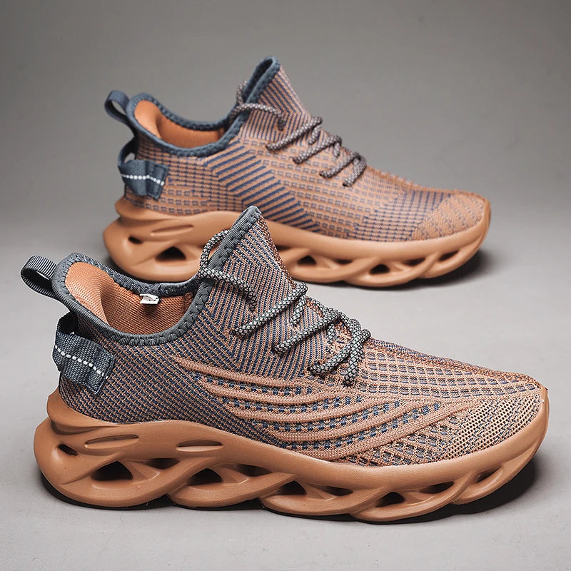 New Running Sneakers Newest Breathable Comfort For Women Low Top Large Size Men's Sports Increase Shoes Mesh Jogging Casual