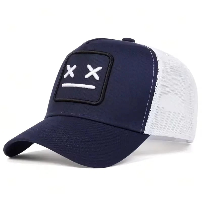 Unisex XX vezeni bejzbolski kape s mrežicom, podesive ležerne kape, proljetne i ljetne kape za vanjsku upotrebu s UV-zaštitom