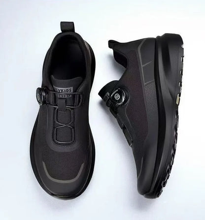 Original New Men Rotating-button Driving Sneakers Platform Casual Walking Shoes Outdoor Wear-resistant Running Sports Shoes Plus