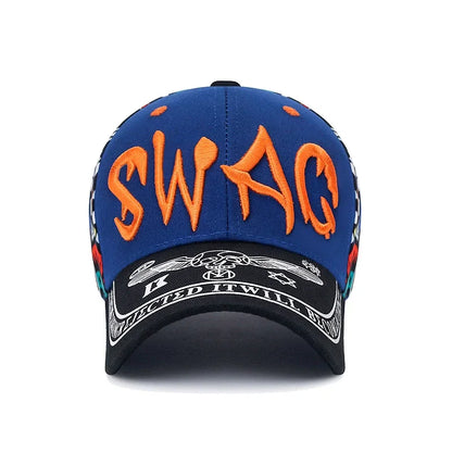 Ny casual mode-baseballkasket med bogstavbroderi og print, udendørs solbeskyttende solskærmshat