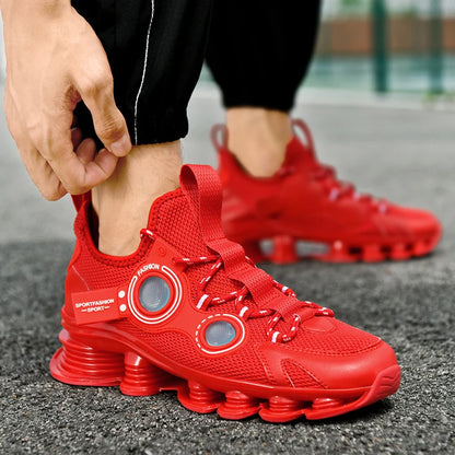 Men's Basketball Shoes Breathable Cushioning Non-Slip Wearable Runing Shoes Gym Training Athletic Basketball Sneakers for Men