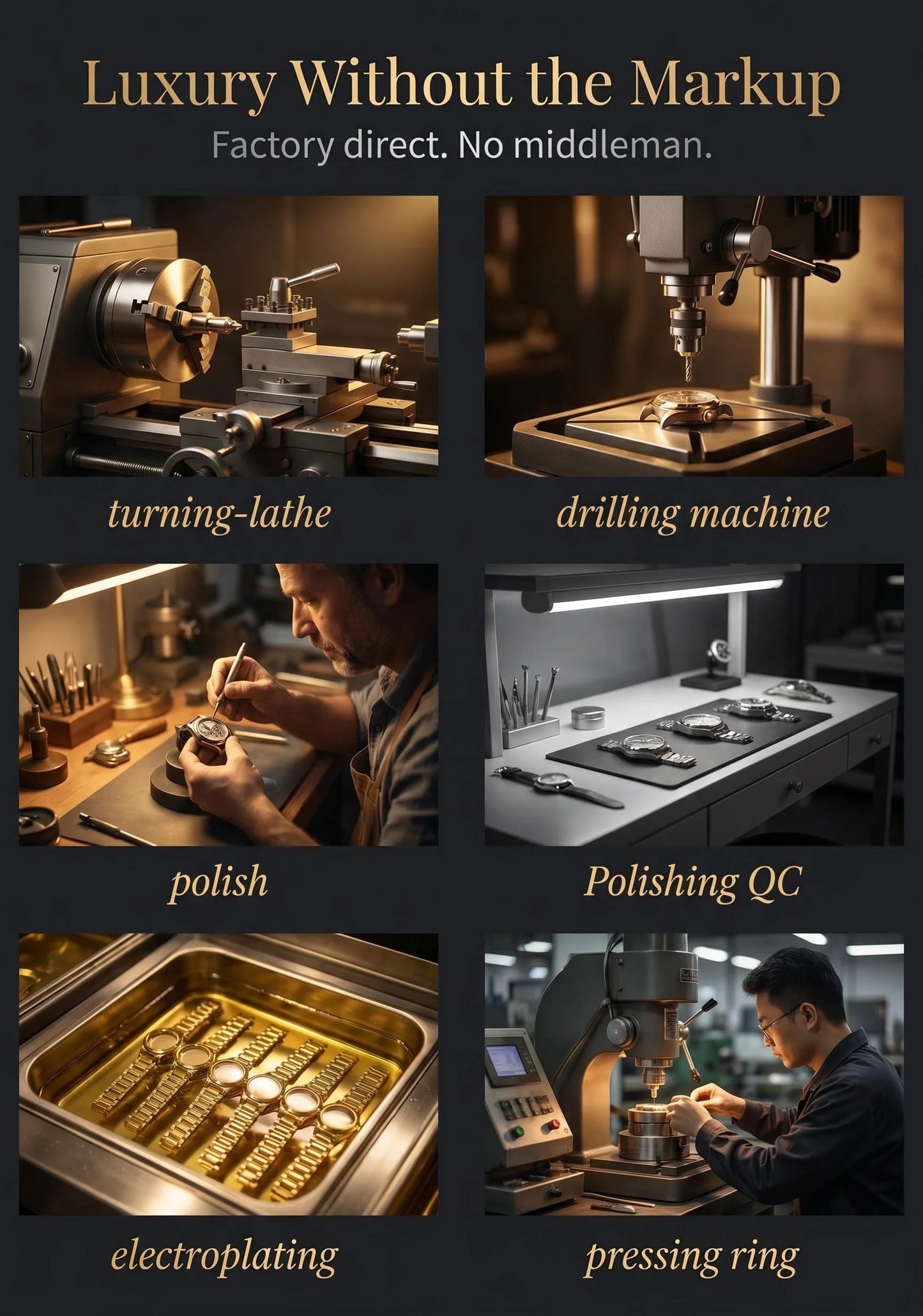 LONGLUX Men automatic mechanical watch luxury watches waterproof skeleton business cheap wholesale stainless steel gift watch