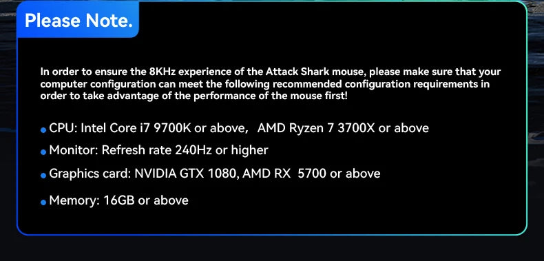 Rato Gaming Attack Shark R6 38g ultraleve, sem fios com taxa de retorno PAW3950 8K, Nordic 52840, 24000DPI, tri-modo