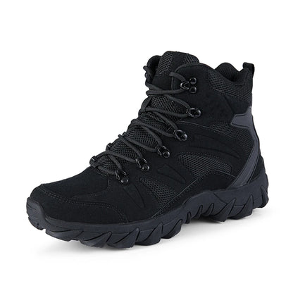 Botas Táticas de Combate Melhoradas para Homem, Calçado Outdoor de Treino, Campismo, Antidesgaste, Resposta Rápida, Caminhada, Pesca e Caça