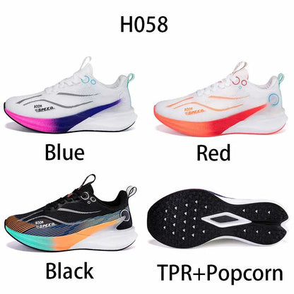 Men Carbon Board Running Shoes Marathon Long-Distance Running Sports Shoes Support Stable Casual Women Breathable Running Shoes