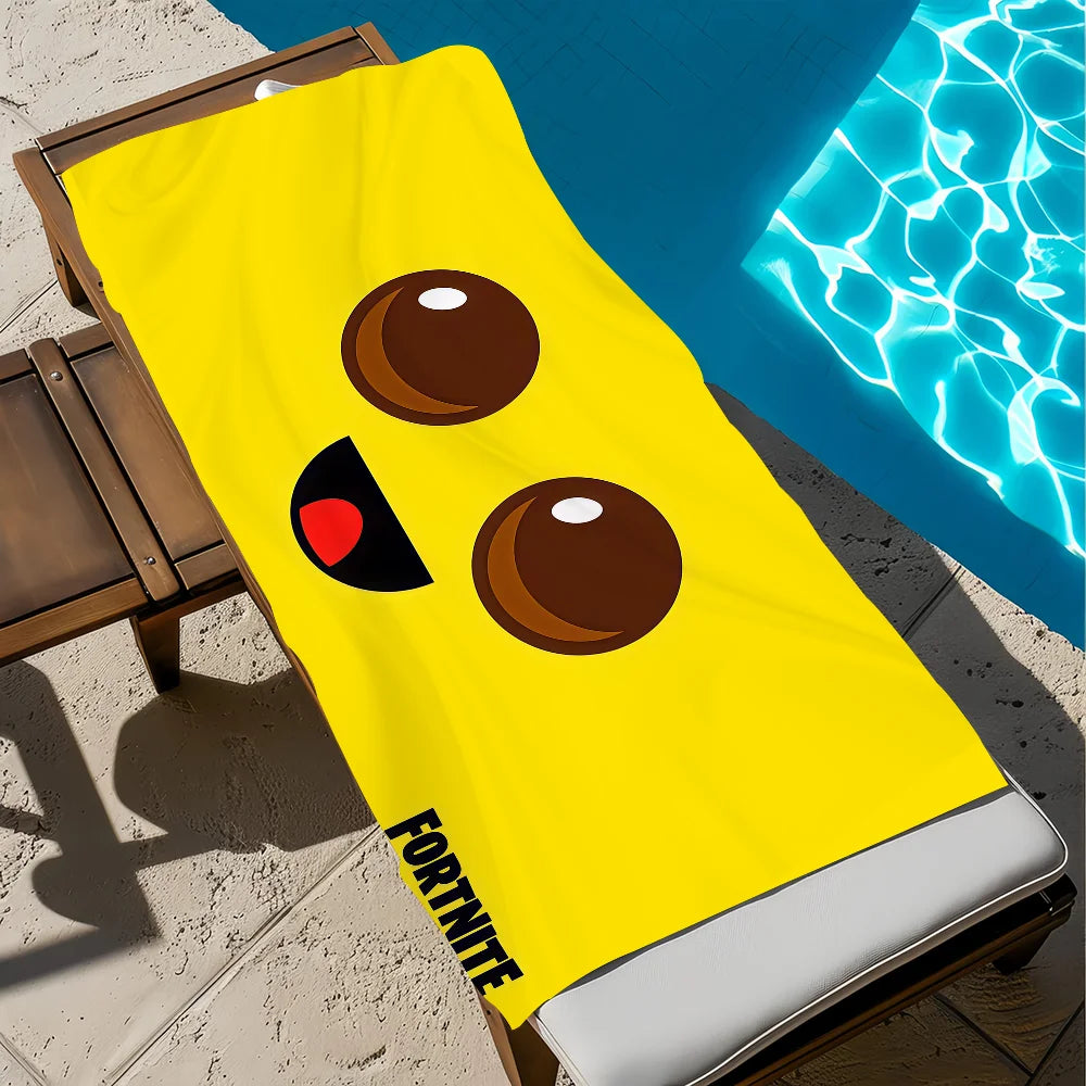 game art funny F-Fortnite Towel soft Beach Towels Trip swim Pool bathing Towel Gym Spa home Decor Gift Holiday