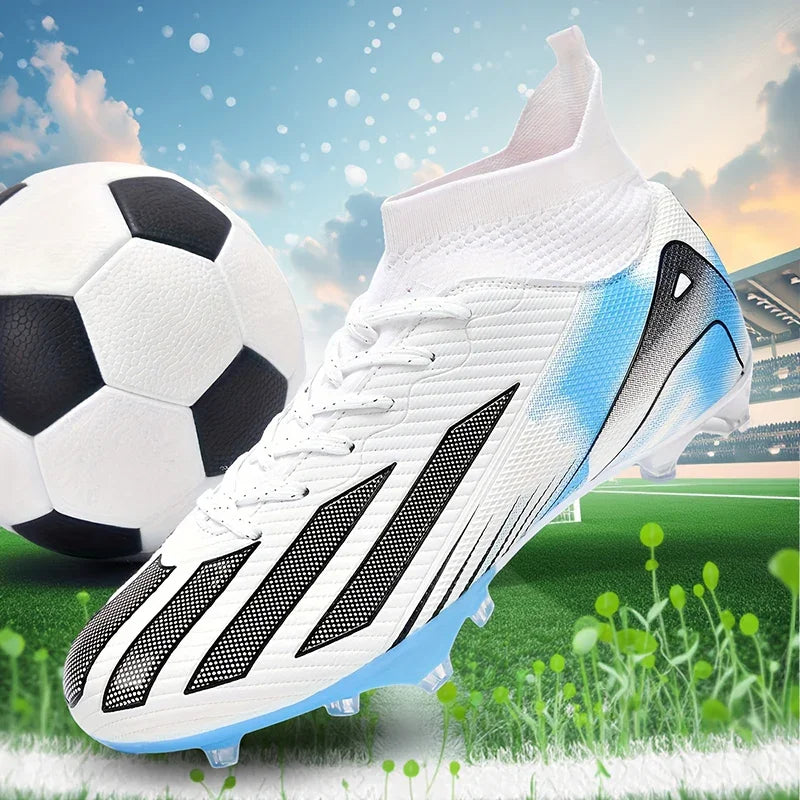 New Men Soccer Shoes Adult Non-Slip Football Boots Cleats Boys Ultralight Sport Sport Outdoor Comfortable Training Match Grass