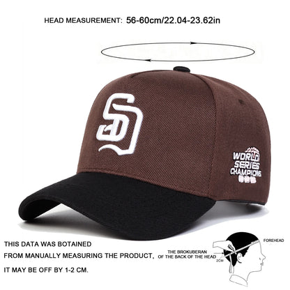 Casquettes de baseball unisexes à lettrage brodé, ajustables, décontractées, pour le printemps et l'automne, avec protection solaire