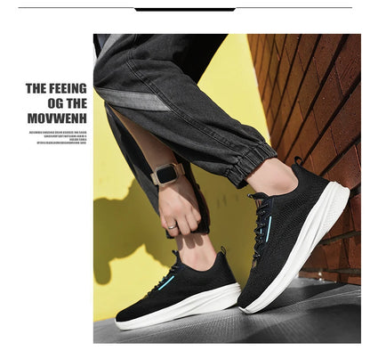 Leather Men Shoes Sneakers Trend Casual Shoe Italian Breathable Leisure Male Sneakers Non-slip Footwear Men Vulcanized Shoes