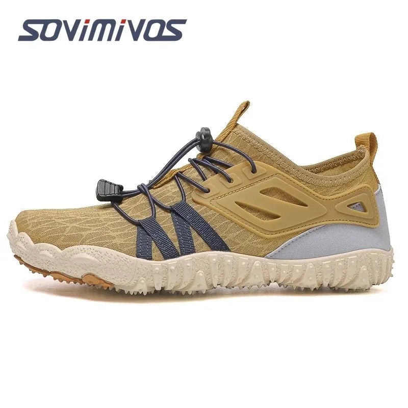 Men's Trail Running Shoes, Lightweight Athletic Zero Drop Barefoot Shoes Non Slip Outdoor Walking Minimalist Shoes for Women
