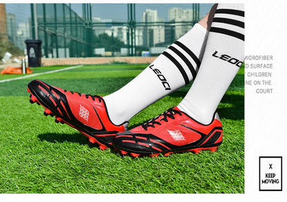Soccer Shoes Men Turf Football Boots Fashion Firm Ground Studs Anti Slip Boy Sneakers Original Outdoor Field Training Trainers