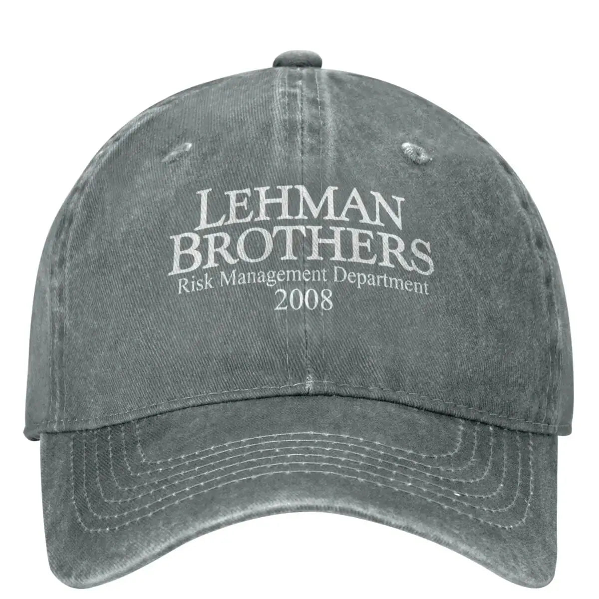 Lehman Brothers Risk Management 2008 Baseball Cap Bank Bankruptcy Trucker Hat Tennis Skate Snapback Cap Women Baseball Caps