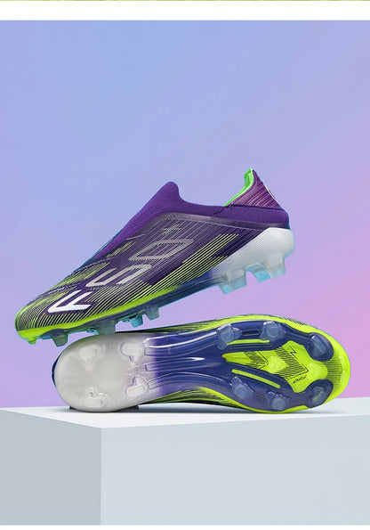 New Men Soccer Shoes Outdoor Anti-Slippery Youth Sports Shoes Ultralight Turf Comfortable Football Boots