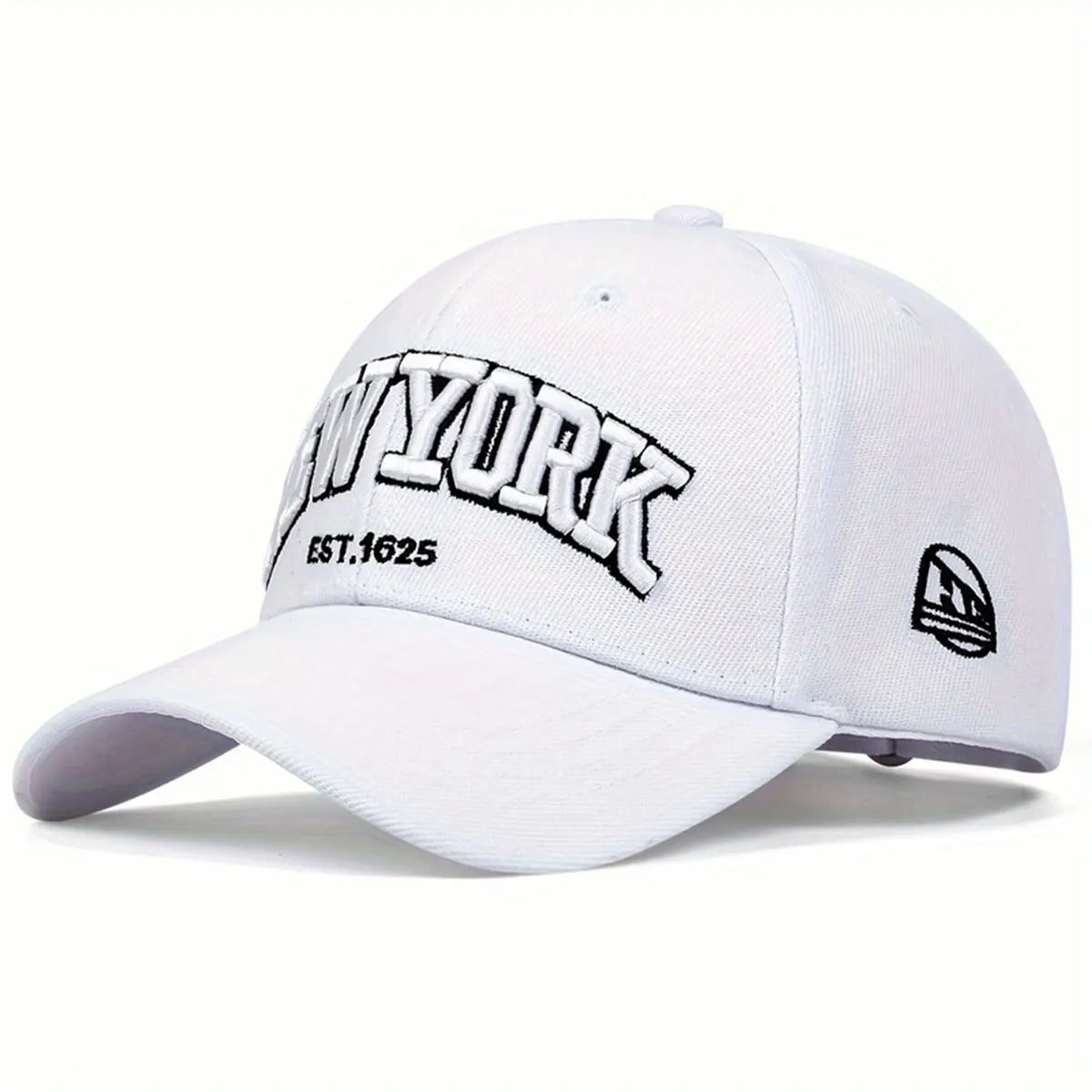Bonés de basebol unissexo com letras NewYork bordadas, ajustáveis, para primavera e outono, chapéu casual de exterior com proteção solar, boné desportivo para golfe