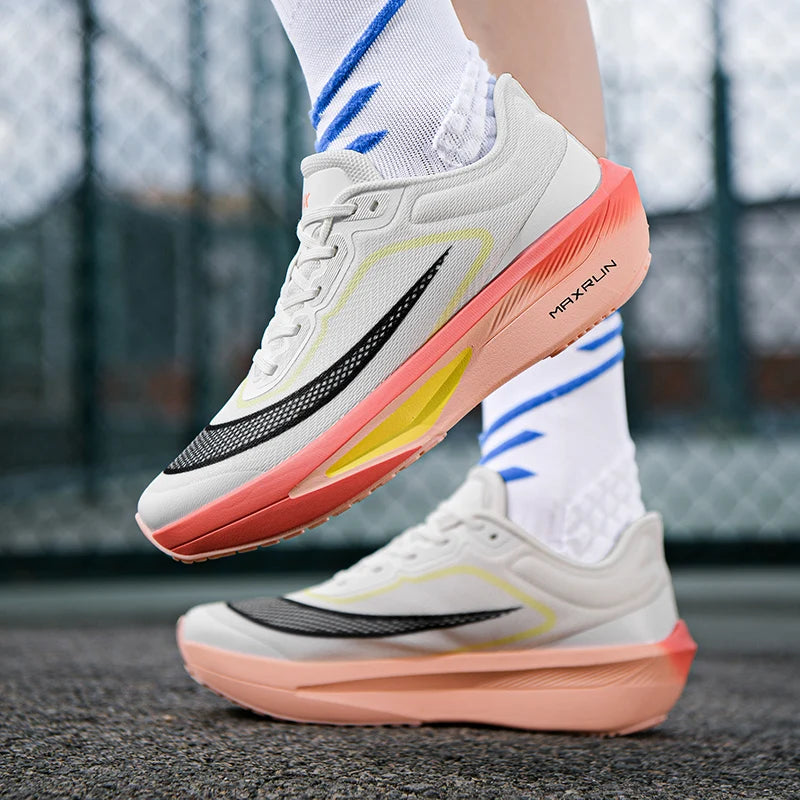 Mens Running Shoes Autumn Breathable Marathon Professional Lightweight Sneakers Flat Comfortable Casual Tennis Shoes for Men