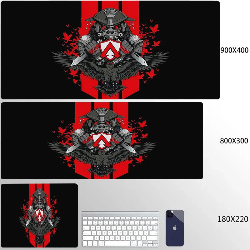 800x300 Apex Legends Mousepad Xxl Funny Unique Desktop Pad Game Mousepad PC Size for large Edge Locking Game Keyboard Pad XL