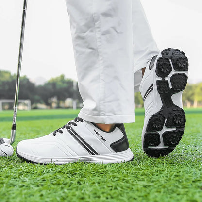 Waterproof Men's Golf Shoes Professional Lightweight Golfer Footwear Outdoor Golfing Sport Trainers Athletic Sneakers Brand