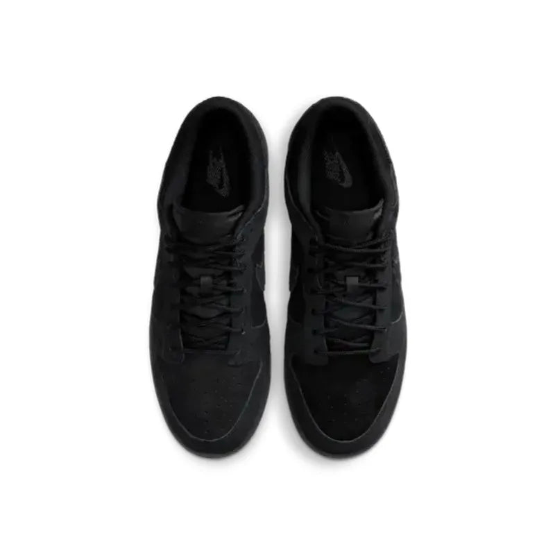 Nike Dunk Leather Retro SE Versatile, Comfortable, Shock Absorbed, Low Top Board Shoes for Men and Women, Black IB6651-001