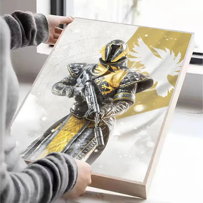 Destiny Poster Self-adhesive Art Waterproof Paper Sticker Coffee House Wall Decor
