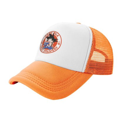 Produit gaming premium Fraquane, Dragon Ball  Kid Buu Trucker Cap Unisex  Hats Sun Caps Trucker Cap Adjustable Polyester Mesh Baseball Cap Summer, équipement gamer