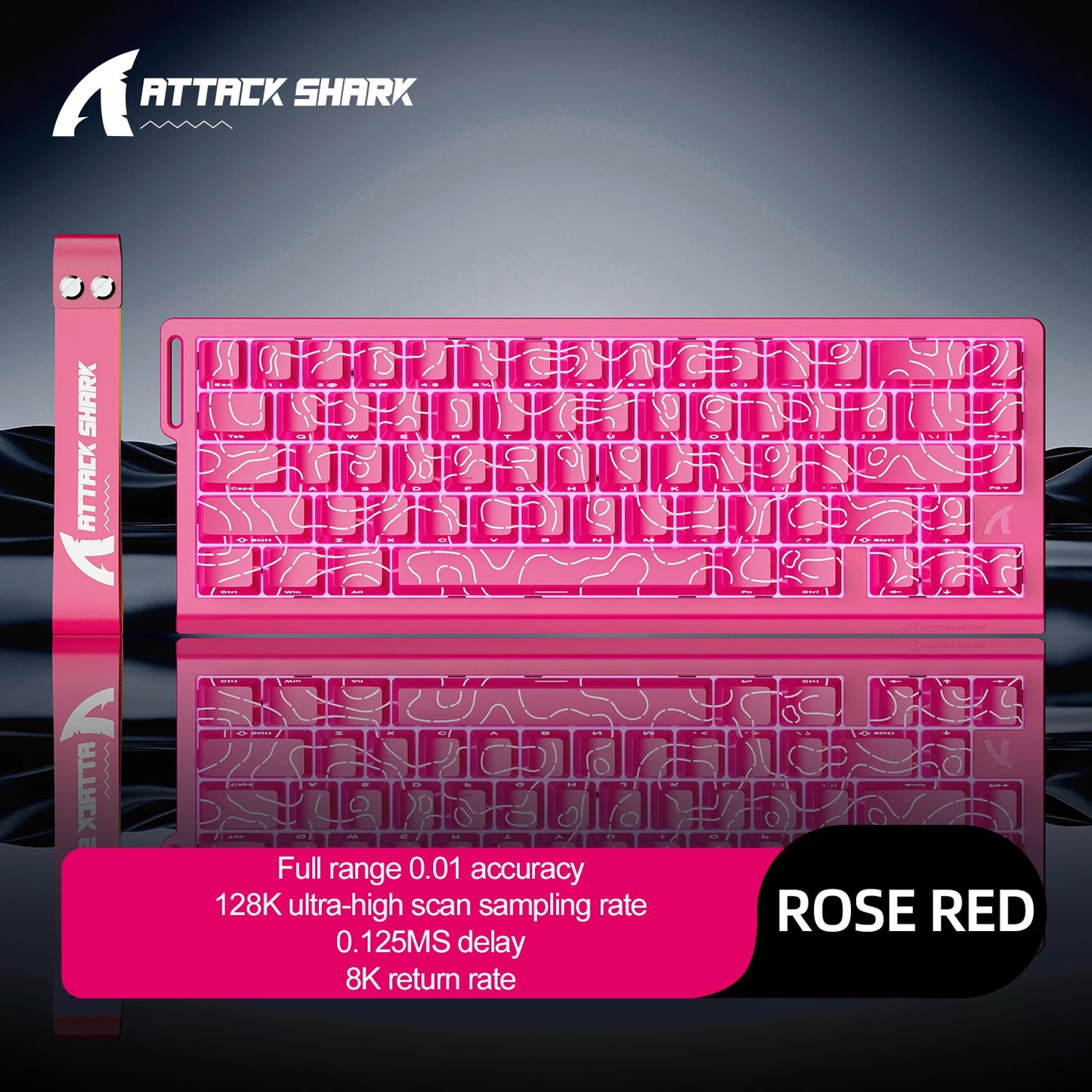 Magnetic Switch Keyboard ATTACK SHARK X68HE X68PRO HE and FREEWOLF F68 Wired F68Pro Wireless for Pro Gaming 0.01mm Rapid Trigg