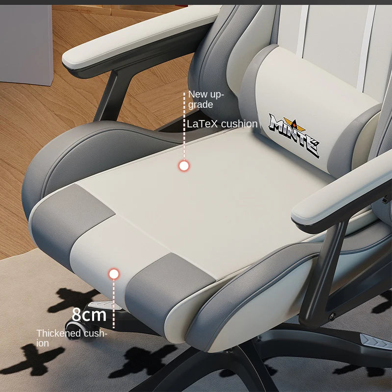 2024 New Modern Computer Office Chair Home Comfortable Dormitory Study Anchor Gaming Swivel Backrest Sofa Lifting Chair