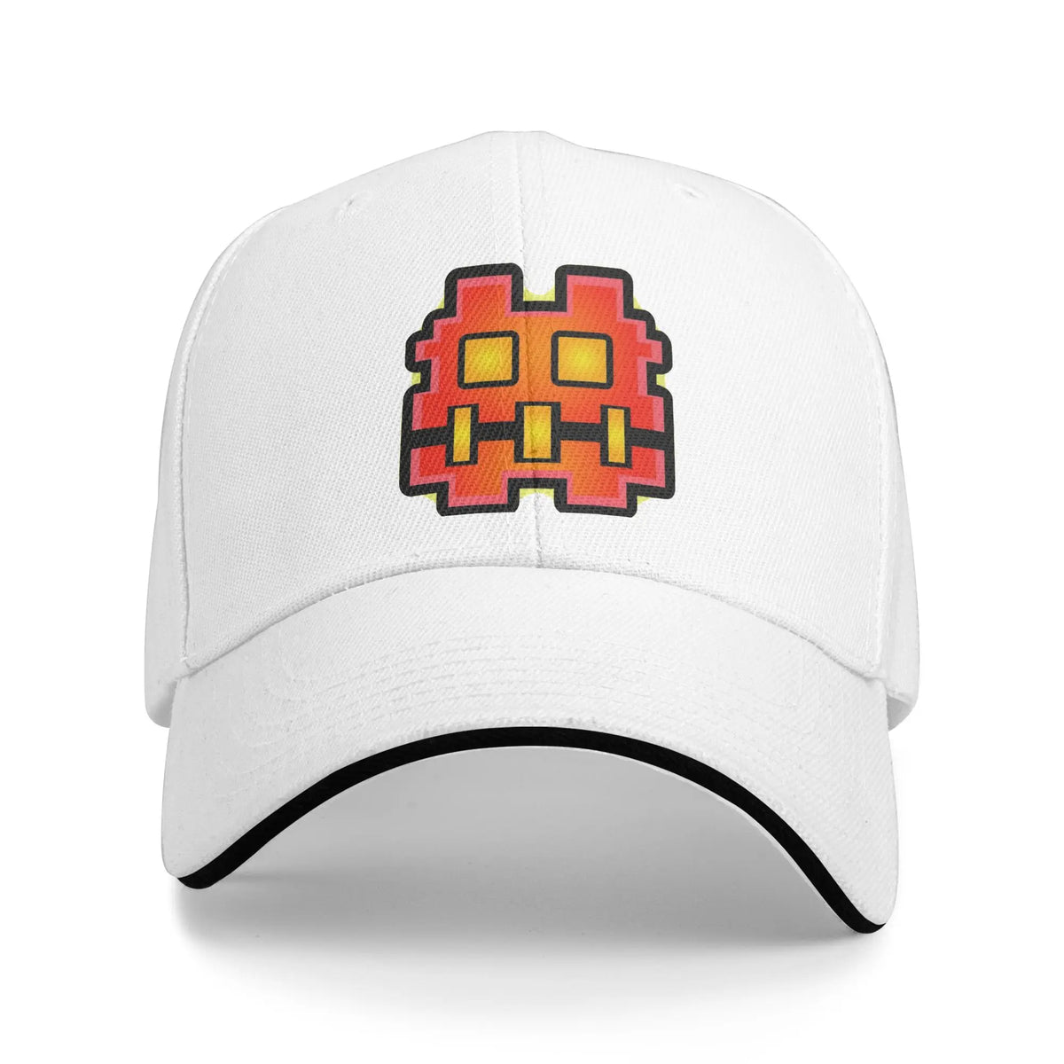 Geometry Game Dash Baseballkeps Casual Oblockerad Nivå Sandwichhatt för män och kvinnor Andningsbar huvudbonad för aktiviteter