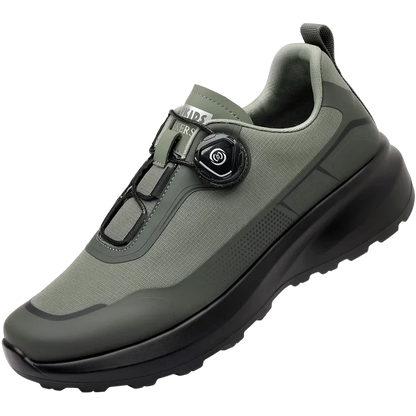 Camping Men's Running Sports Shoes with A Lightweight Comfortable and Versatile Knob Mouth Solid Color Mountaineering Sneakers