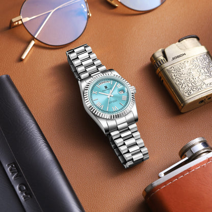 39mm Men Corgeut Logo/Name NH36 Automatic Mechanical Relogio Masculino Sapphire Glass Luminous Waterproof Wristwatch