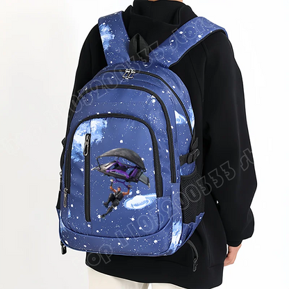 Fortnite Starry Sky Backpack Large Capacity Waterproof Laptop Bag Game Character Print Student Pack Boy Girl Back to School Bag
