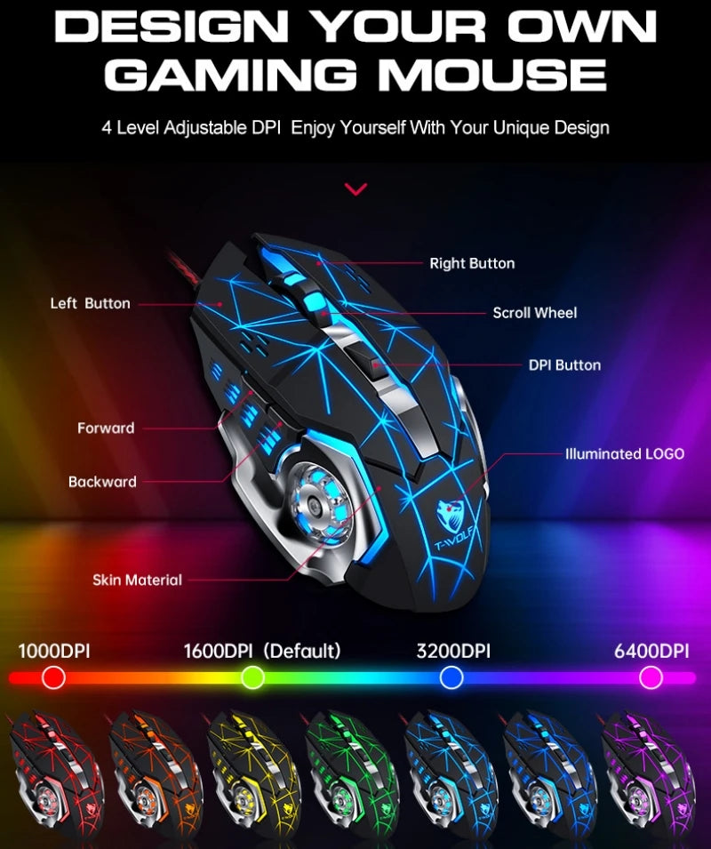 Gamer Kit Mobile Gaming Keyboard Mouse Mobile Games Converter 3 In 1 Combo One Hand Keyboard for PUBG Mobile Games TF900