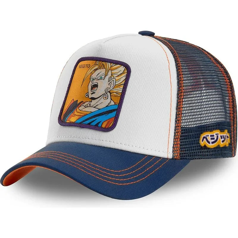 SVI stilovi Dragon Ball bejzbol kapa Snapback kapa s šiljastim vrhom muška vezena hip-hop kapa sunčani vizir podesiva trucker mrežasta kapa