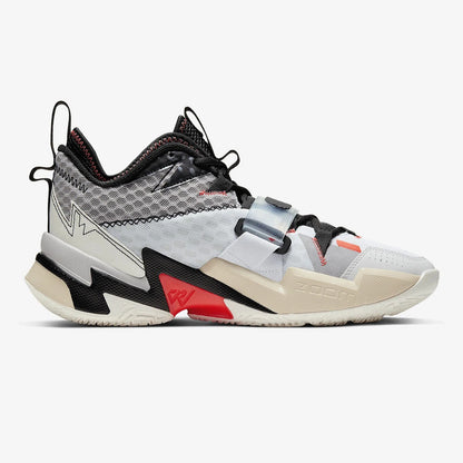 Ténis de basquetebol Nike Genuine JORDAN para homem, cano médio, almofadados e duráveis CD3002-101