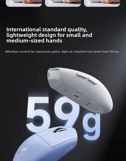 Rato Sem Fios MCHOSE G3 V2 PRO Bluetooth Tri-Mode Ergonómico e Leve para Portátil, Escritório, Gaming e Acessórios de Computador