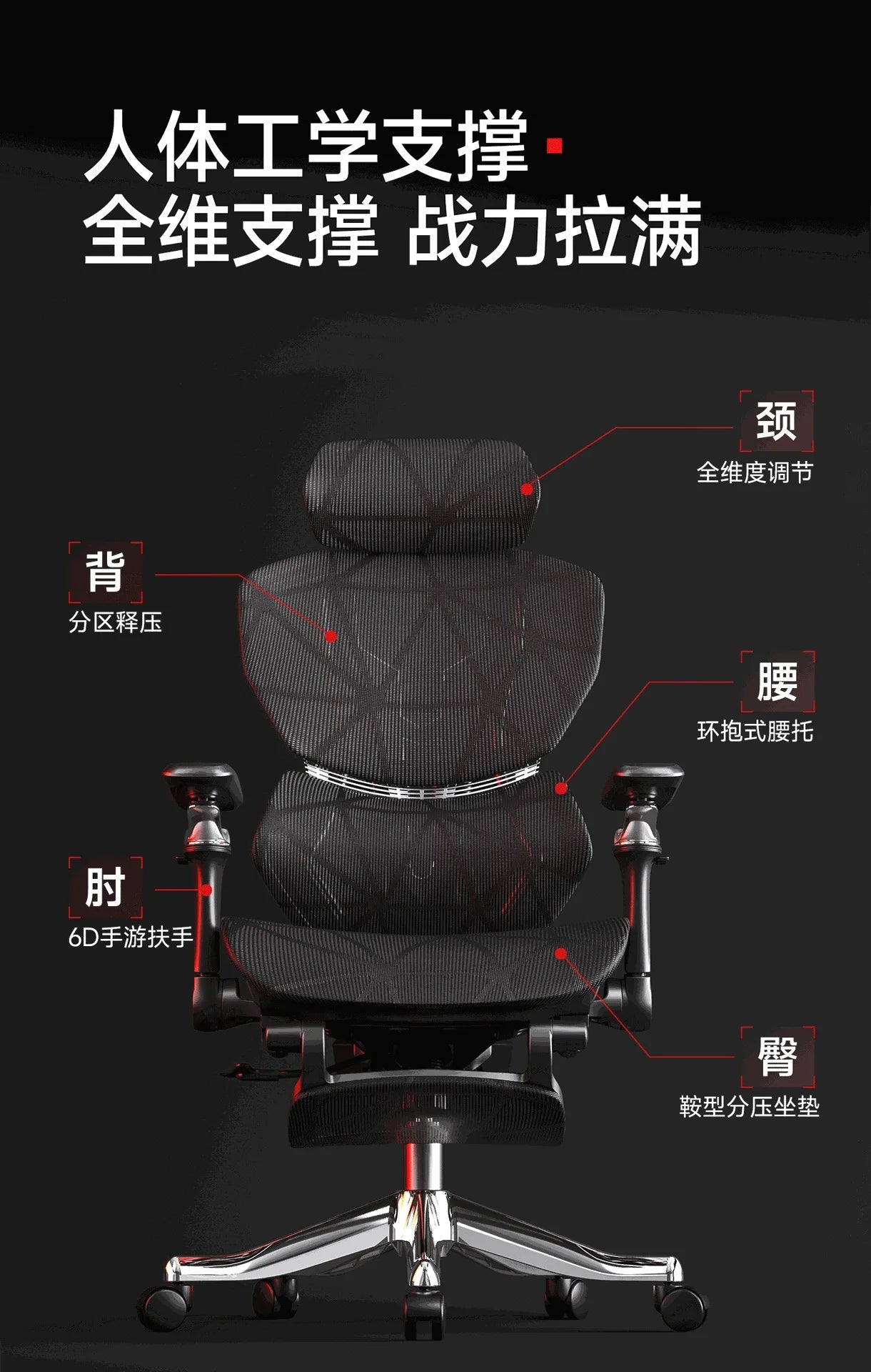 Ergonomic Chair for Desk Office Comfortable Armchair Furniture Chair Design Office Chair on Wheels